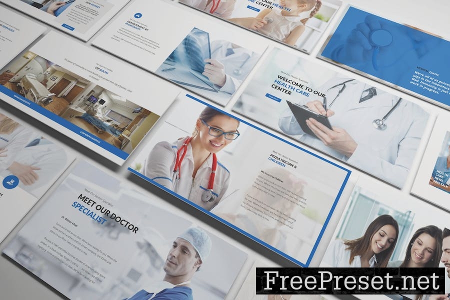 Medical and Health Care Powerpoint Template RB7944