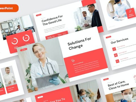 Medical and Health Powerpoint Template 75BSAUZ