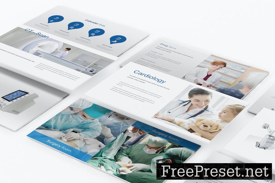 Medical and Hospital Keynote Template FJQGYC