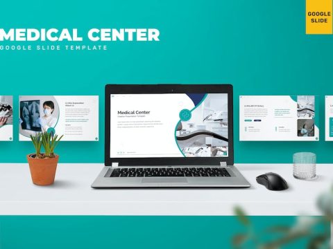 Medical Center - Medical Google Slides Template AZ7JAUG