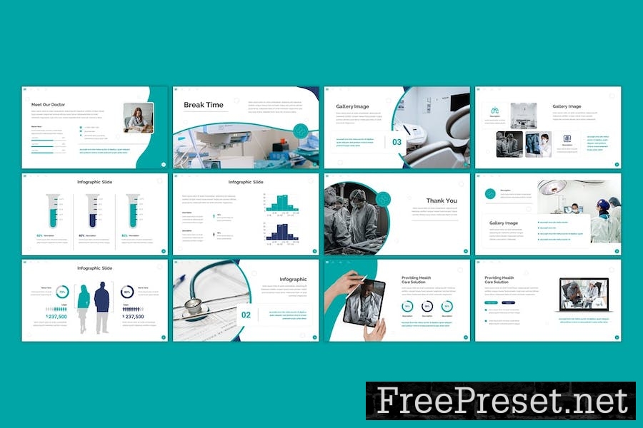 Medical Center - Medical Powerpoint Template UMEGVR2