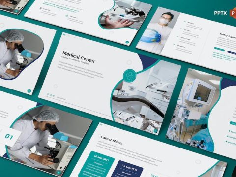 Medical Center - Medical Powerpoint Template UMEGVR2