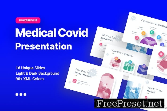 Medical Covid PowerPoint Template BRMXWBL