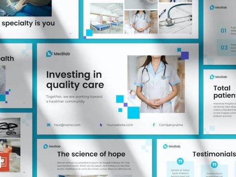 Medical PowerPoint Presentation Template XM9YRE3