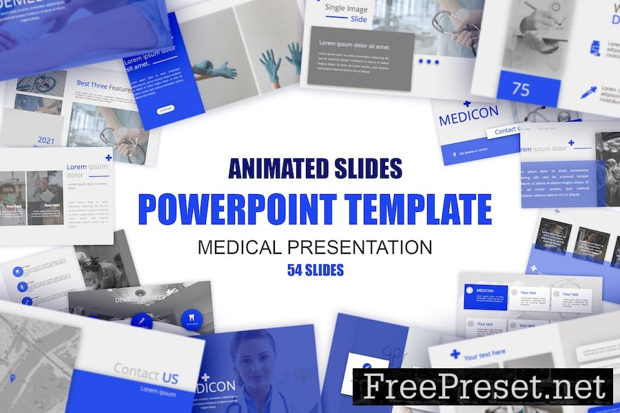 Medical PowerPoint Template 6PYTLTY