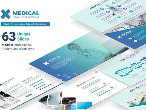 Medical Powerpoint Template JXGE7PT