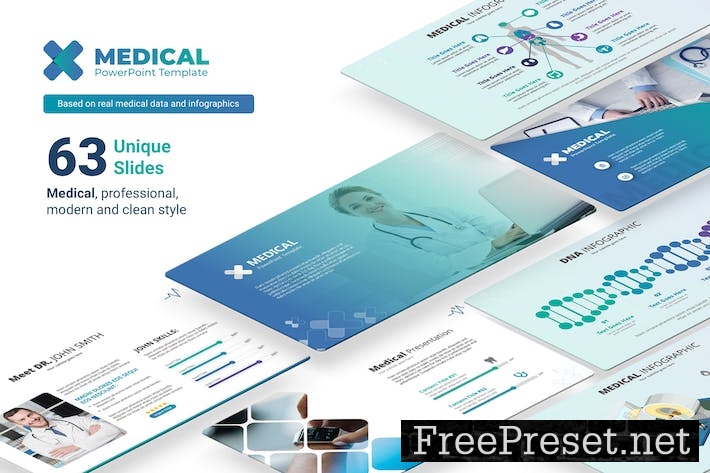 Medical Powerpoint Template JXGE7PT