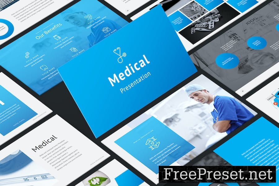 Medical - PowerPoint Template WXFC8LB