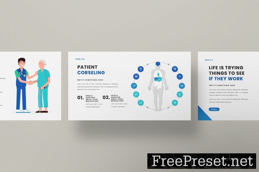 Medical Presentation Template PABLGSF