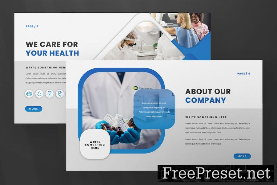 Medical Presentation Template PABLGSF