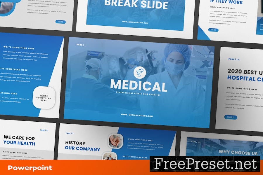 Medical Presentation Template PABLGSF