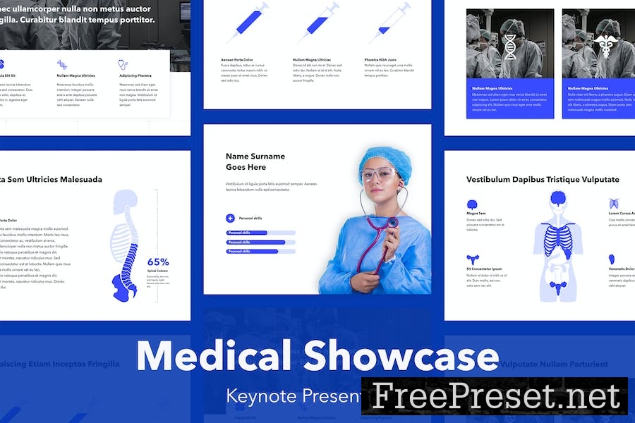 Medical Showcase Keynote Template VRXRWD