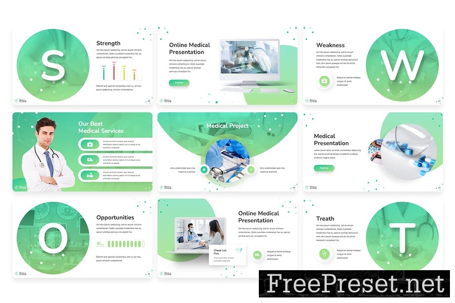 Medical Solution - Powerpoint Template CKUNYY7