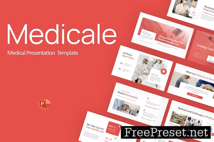 Medicale Pink Modern Medical PowerPoint EMHLRK4