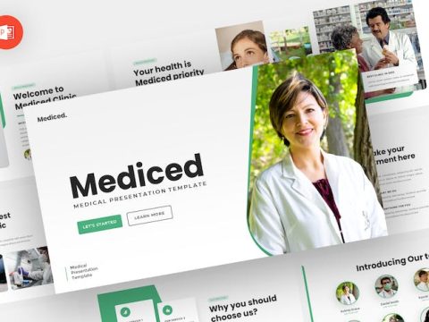 Mediced - Medical Powerpoint Template WJ73K6S