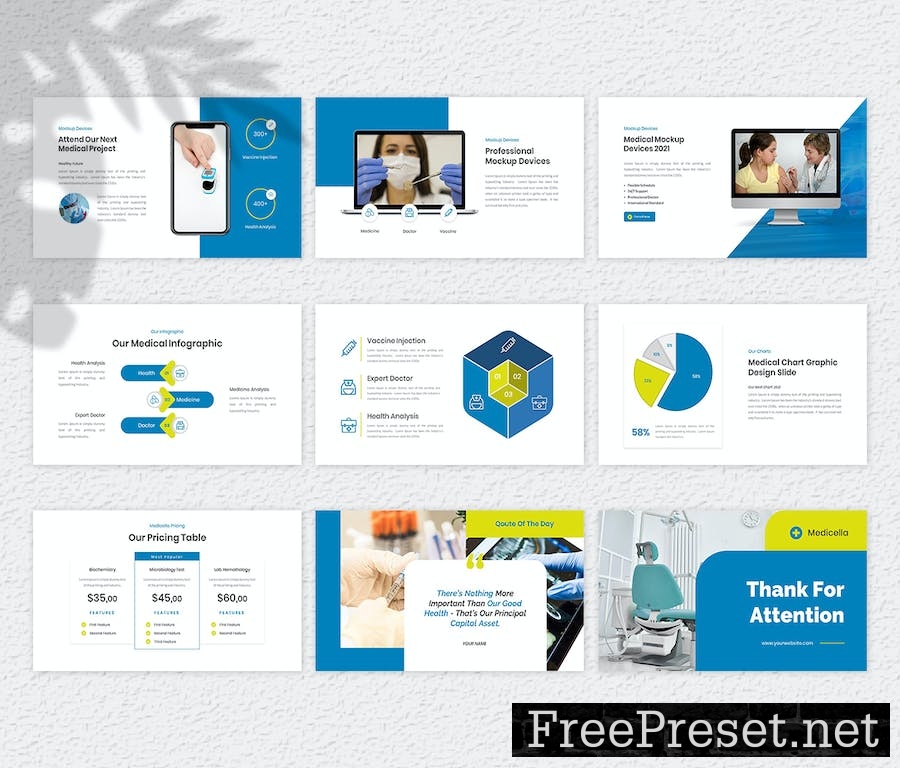 Medicella – Medical PowerPoint Template M37KLYH