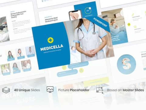 Medicella – Medical PowerPoint Template M37KLYH