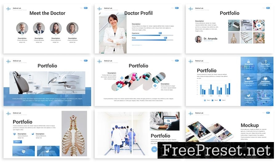 MediLab - Medical Keynote Template XZE598