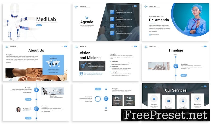 MediLab - Medical Keynote Template XZE598