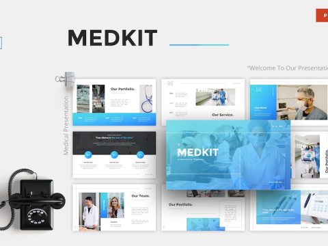 Medkit - Medical Powerpoint Template JPZPFQT