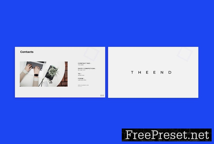 Minimal Google Slide Presentation Template