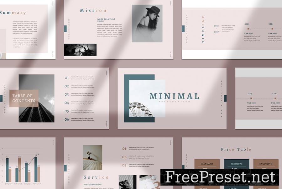 Minimal Google Slide Presentation Template DHAYZR7