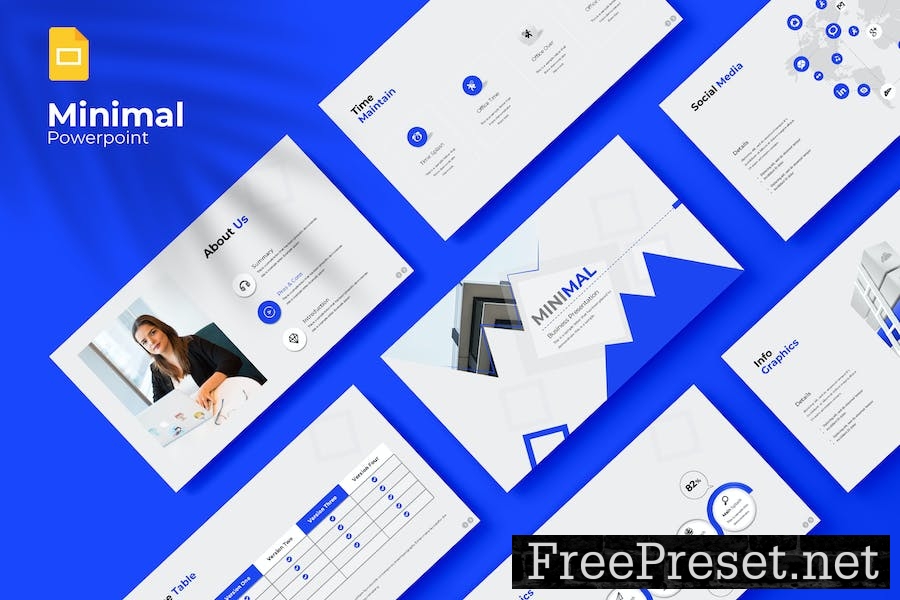 Minimal Google Slide Presentation Template