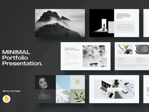 Minimal Portfolio Google Slides Template