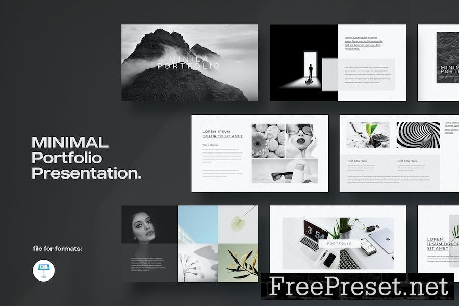 Minimal Portfolio Keynote Template