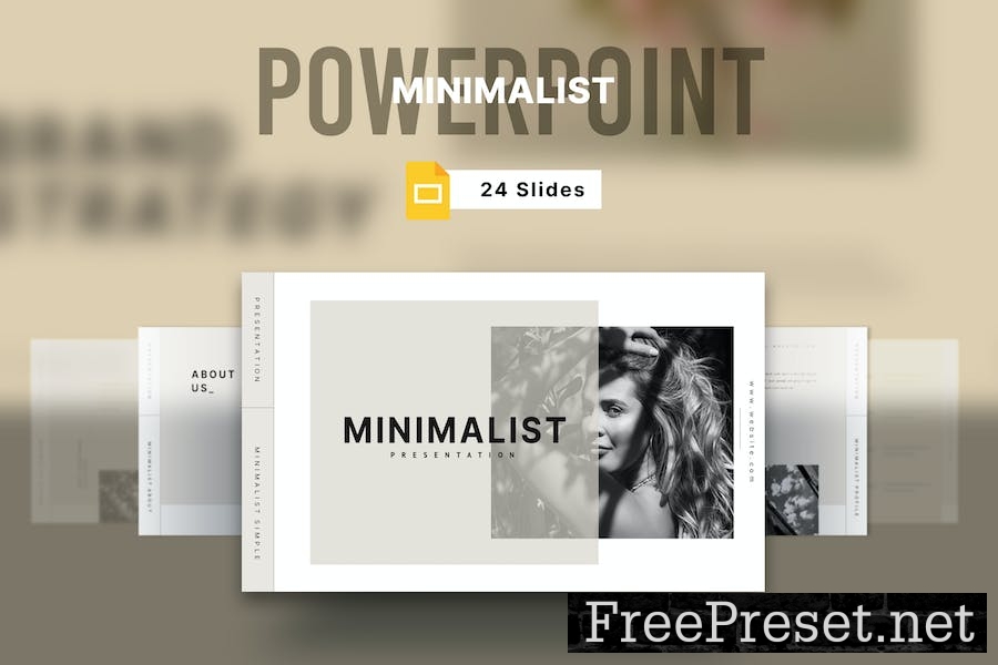 Minimalist Google Slide Presentation Template