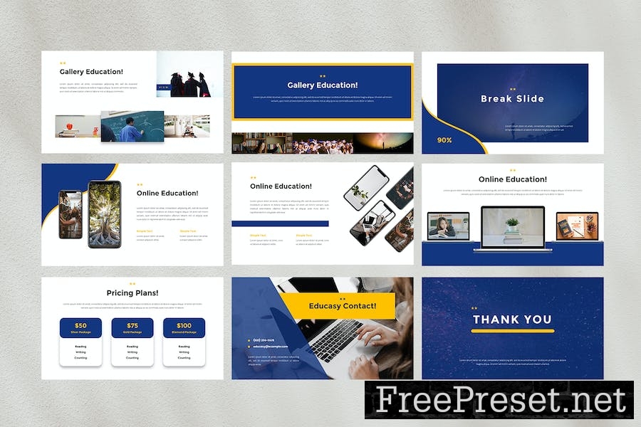 Modern Education PowerPoint Template XWNZ5FE