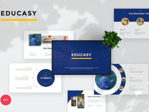 Modern Education PowerPoint Template XWNZ5FE