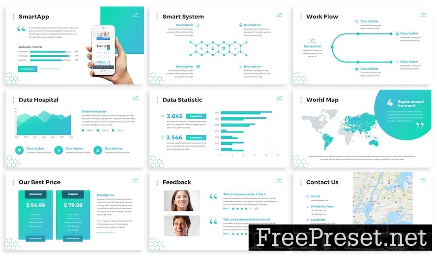 Molecula - Medical Powerpoint Template FTVBC2M