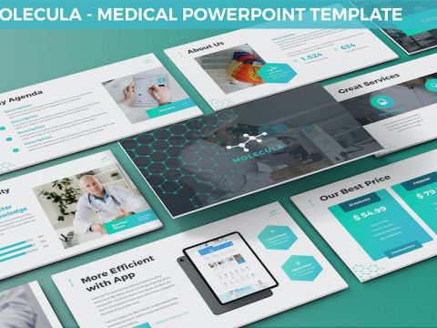 Molecula - Medical Powerpoint Template FTVBC2M