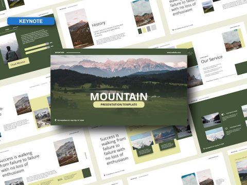 Mountain Keynote Template JBUDN4X