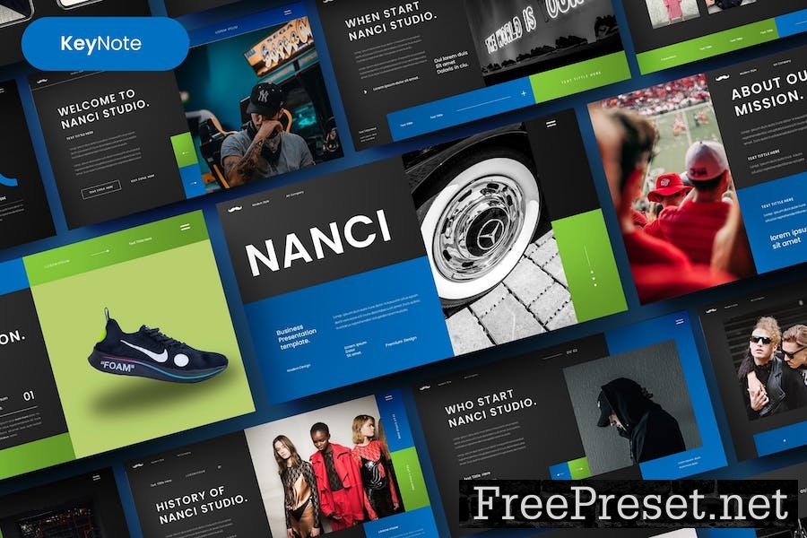 Nanci – Business Keynote Template