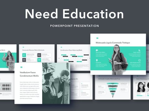 Need Education PowerPoint Template R6F9BSE