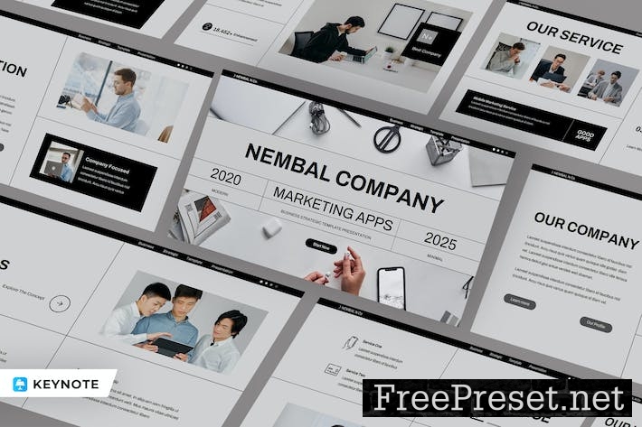 NEMBAL- Marketing Apps Presentation KEY Templates T9SU9MG