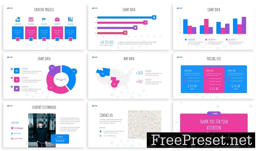 NextCourse - Education Powerpoint Template YY6HMUF