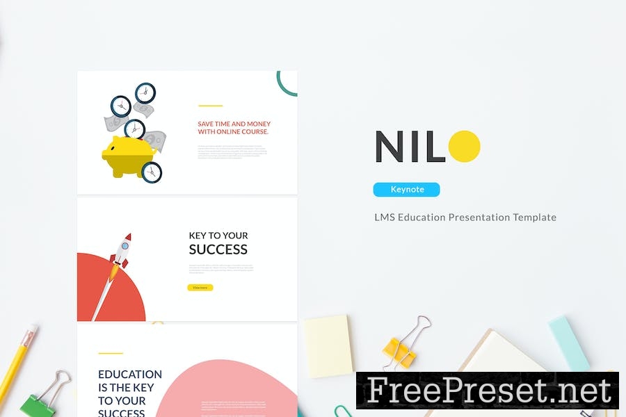 Nilo - LMS Education Keynote Template QH9GBRL