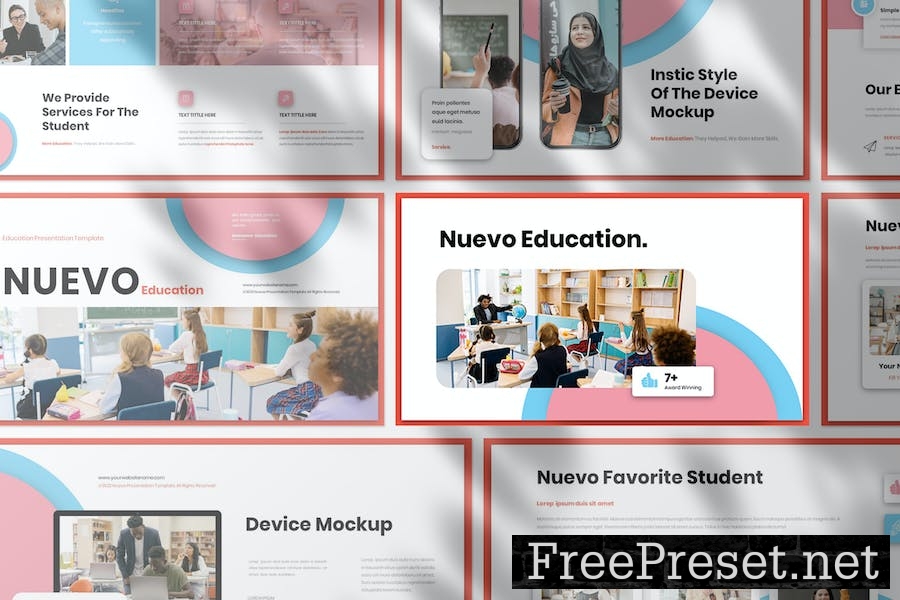 Nuevo Education Presentation Google Slide Template