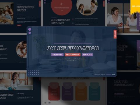 Online Education | Google Slides Template UBV5G8L