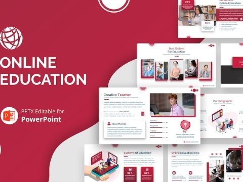 Online Education Presentation Template G6U5LJA