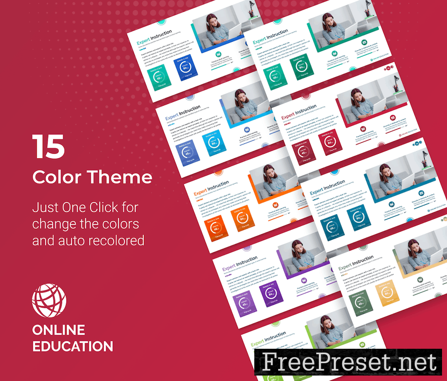 Online Education Presentation Template G6U5LJA