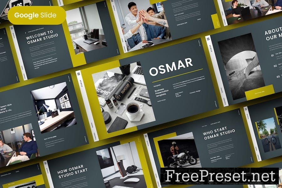 Osmar - Business Google Slide Template F6FSMZZ