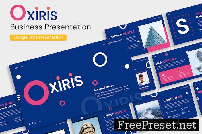 OXIRIS - Creative Business Presentation Template L6VA85Z