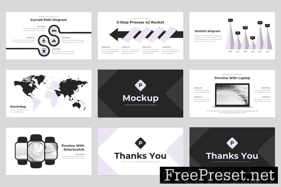 Pitch Deck Google Slides Template DR4KSSN