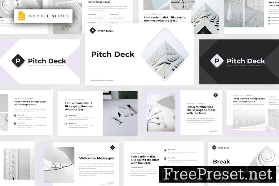 Pitch Deck Google Slides Template DR4KSSN