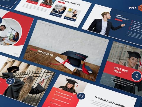 Post Graduate - Education Powerpoint Template HBU2DGH