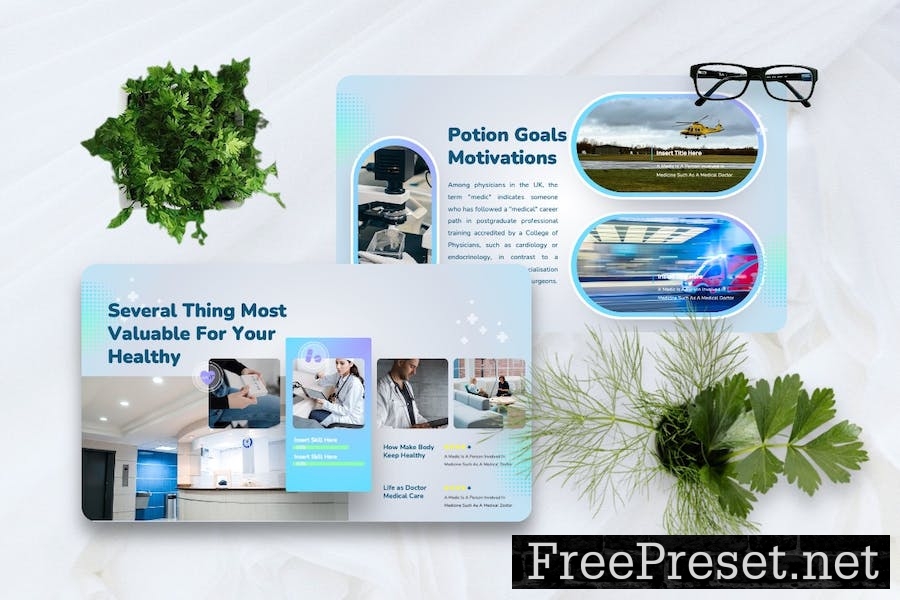 Potions - Medical & Healthcare Powerpoint Template LK568FU